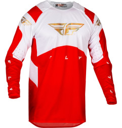 Camiseta FLY RACING Evolution DST L.E. Podium - Rojo / Blanco / Iridium Red