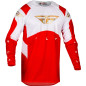 Maillot FLY RACING Evolution DST Podium - rouge/blanc/rouge Iridium - taille 2XL
