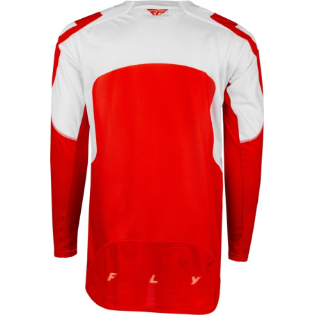 Camiseta FLY RACING Evolution DST L.E. Podium - Rojo / Blanco / Iridium Red - talla 2XL
