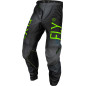 Pantalón infantil FLY RACING Kinetic Prodigy - Antracita / Verde Neón / True Blue - talla 18