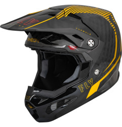 FLY RACING Formula Carbon Tracer Helmet - Gold/Black