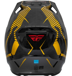 Casco FLY RACING Formula Carbon Tracer - Oro / Negro - talla XL