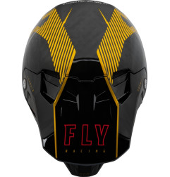 Casco FLY RACING Formula Carbon Tracer - Oro / Negro