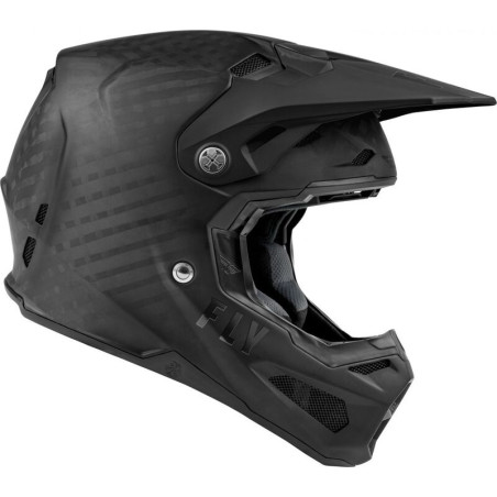 FLY RACING Formula Carbon Solid Helmet - Matte Black Carbon - size 2XL