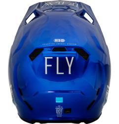 FLY RACING Formula CC Centrum Helmet - Metallic Blue/Light Grey - size XS