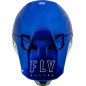 Casco FLY RACING Formula CC Centrum - Metallic Blue / Gris Claro - talla XS