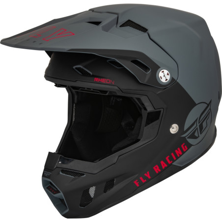 FLY RACING Formula CC Centrum Helm Mattgrau/Schwarz
