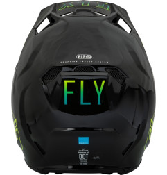 Casco FLY RACING Formula CC Centrum - Negro / Azul / Hi-Vis - talla XS