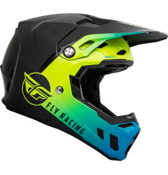 Casque FLY RACING Formula CC Centrum - noir/bleu/jaune fluo