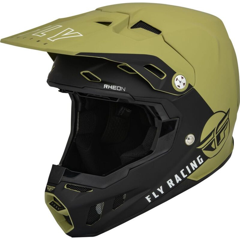 Casque FLY RACING Formula CC Centrum Vert Olive Mat/Noir - taille S Casque FLY RACING Formula CC Centrum Vert Olive Mat/Noir - taille S