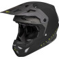 FLY RACING Formula CP Slant Helmet Matte Black/Grey/Hi-Vis - size XL