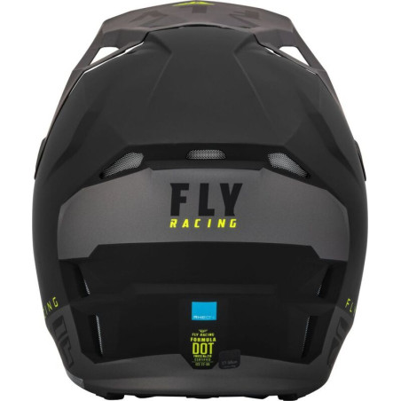 Casque FLY RACING Formula CP Slant Noir/Gris/Jaune Fluo - taille XL