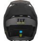 FLY RACING Formula CP Slant Helmet Matte Black/Grey/Hi-Vis - Größe XL