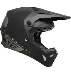 FLY RACING Formula CP Slant Helmet Matte Black/Grey/Hi-Vis