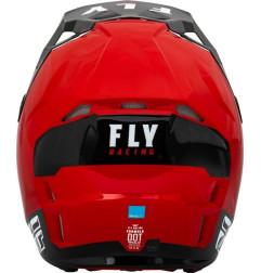 FLY RACING Formula CP Slant Helm Rot/Schwarz/Weiß