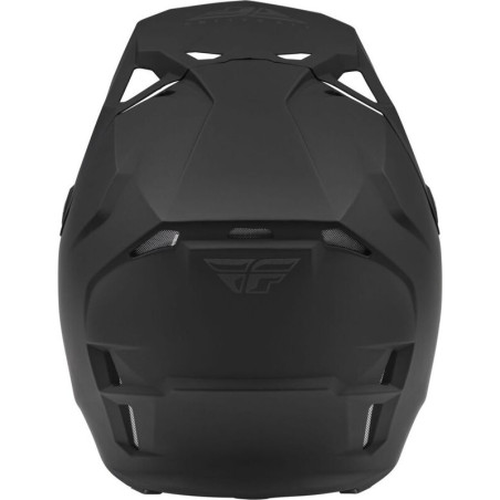 FLY RACING Kinderhelm Formula CP Solid - Mattschwarz - Größe YL