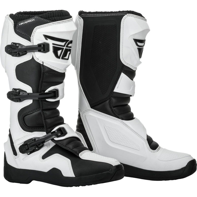 FLY RACING Maverik Boots White/Black