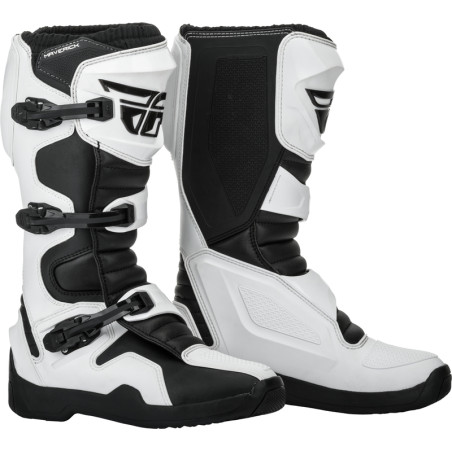 FLY RACING Maverik Boots White/Black