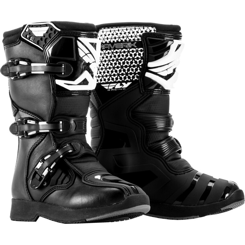 FLY RACING Maverik Youth Boots - Black FLY RACING Maverik Youth Boots - Black