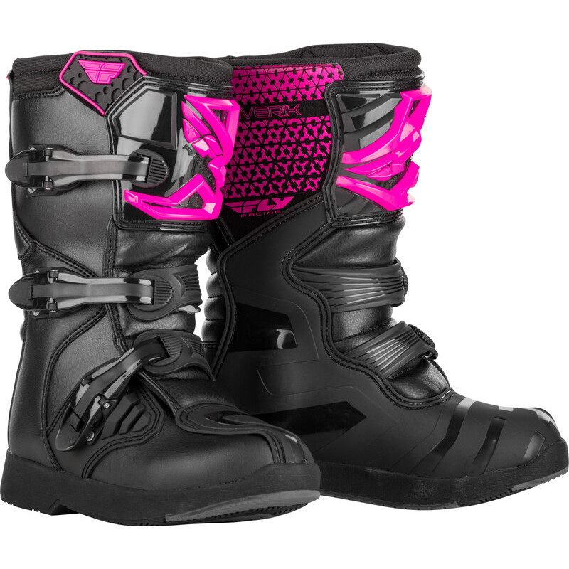 Botas infantiles FLY RACING Maverik - Rosa / Negro