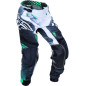 Pantalon FLY RACING Lite Hydrogen 2017 Noir/Blanc/Teal - taille 28