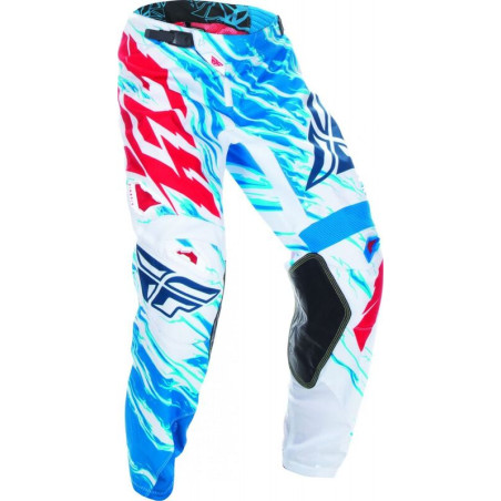 FLY RACING Kinetic Relapse Pants Red/White/Blue Sz