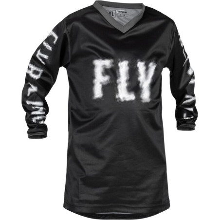 FLY RACING F-16 Youth Jersey - Black/White