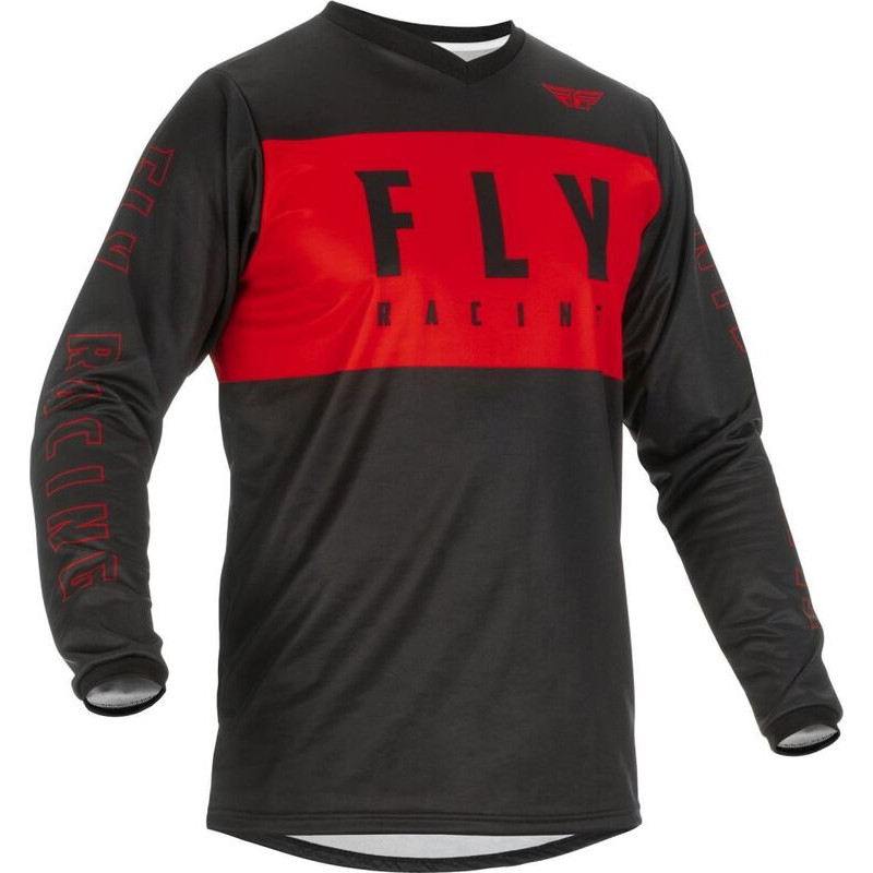 Camiseta infantil FLY RACING F-16 - Rojo / Negro - talla YXL
