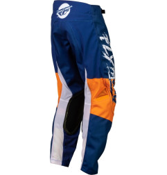FLY RACING Youth Kinetic Khaos Pants White/Navy/Orange