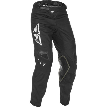 FLY RACING Youth Kinetic K121 Pants Black/White - Größe 26