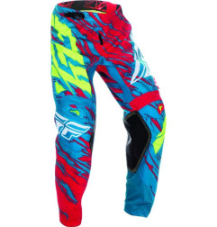 FLY RACING Kinetic Relapse Pants Teal/Red Sz