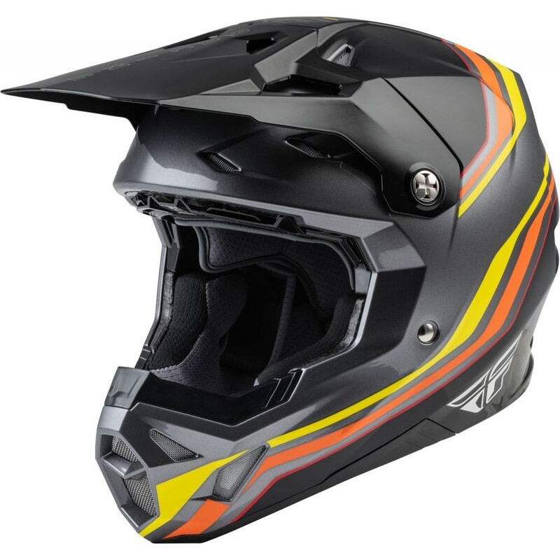 FLY RACING Formula CP S.E. Speeder Helmet Black/Yellow/Red - talla XL