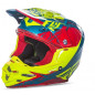 FLY RACING F2 Carbon Mips Retrospec 2017 Red/Hi-Vizion - Größe S