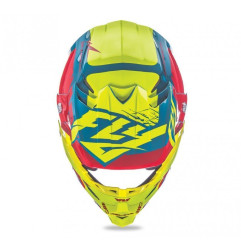 FLY RACING F2 Carbon Mips Retrospec 2017 Red/Hi-Vizion - Größe S