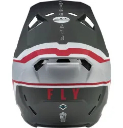 Casque FLY RACING Formula CC Driver Silver/Rouge/Blanc