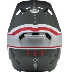 FLY RACING Formula CC Driver Helmet Matte Silver/Red/White