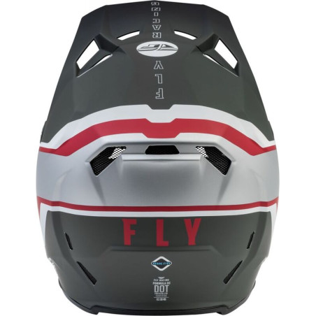 Casque FLY RACING Formula CC Driver Silver/Rouge/Blanc