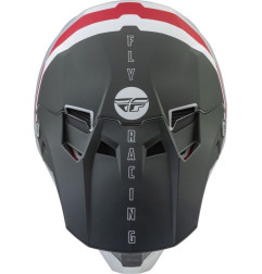 FLY RACING Formula CC Driver Helmet Matte Silver/Red/White