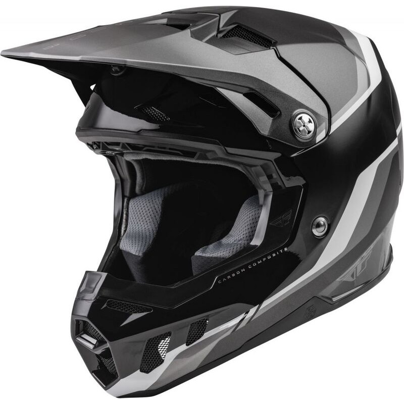 FLY RACING Formula CC Driver Helmet Black/Charocal/White - size XL