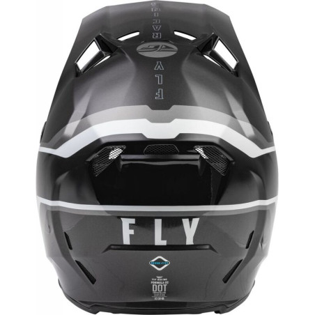 FLY RACING Formula CC Driver Helmet Black/Charocal/White - Größe XL