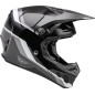 Casque FLY RACING Formula CC Driver Noir/Charcoal/Blanc - taille XL