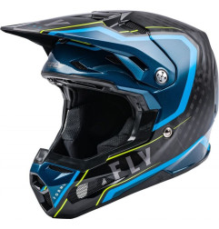 FLY RACING Formula Carbon Axon Helmet Black/Blue