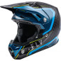 FLY RACING Formula Carbon Axon Helmet Black/Blue - talla XL