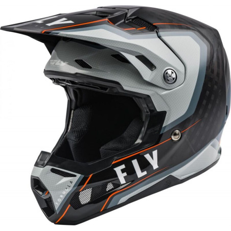 Casque FLY RACING Formula Carbon Axon Noir/Gris/Orange