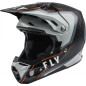 FLY RACING Formula Carbon Axon Helmet Black/Grey/Orange - talla XL