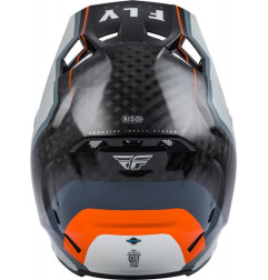 FLY RACING Formula Carbon Axon Helmet Black/Grey/Orange