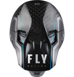 FLY RACING Formula Carbon Axon Helmet Black/Grey/Blue