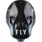FLY RACING Formula Carbon Axon Helmet Black/Grey/Blue - size XL