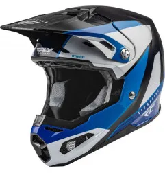 Casque FLY RACING Formula Carbon Prime Bleu/Blanc/Bleu Carbon