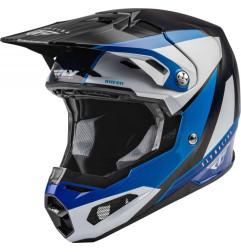 FLY RACING Formula Carbon Prime Helmet Blue/White/Blue Carbon
